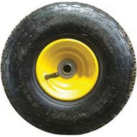 1PZ RUOTA PER CARRELLO CRUK FORO 16 CERCHIO METALLO - mm.250x80 foro mm.16
