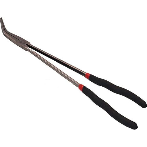 PINZA EXTRA LUNGA 40cm MECCANICO BECCO CURVO 90° BECCHI CURVI