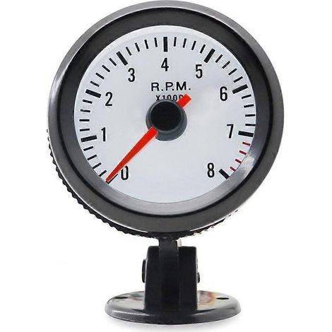 Drehzahlmessgerät 0-8000 U/min, 2 Zoll (52 mm) Drehzahlmesser für Berufskraftfahrer