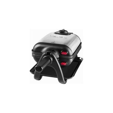 Tefal WM755D12 Waffeleisen Schwarz Edelstahl 1200W King Size