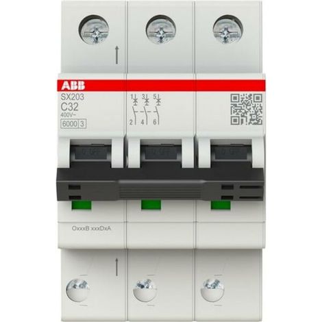 Leistungsschalter ABB sx203-c32 3-polig 32A 6kA