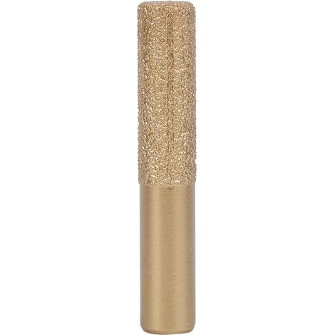 Bit of router in diamond, rod right diamond-coated gold for knives to sewing of marble in stone of Quartz 12.7x13.5 75mm (1/5)