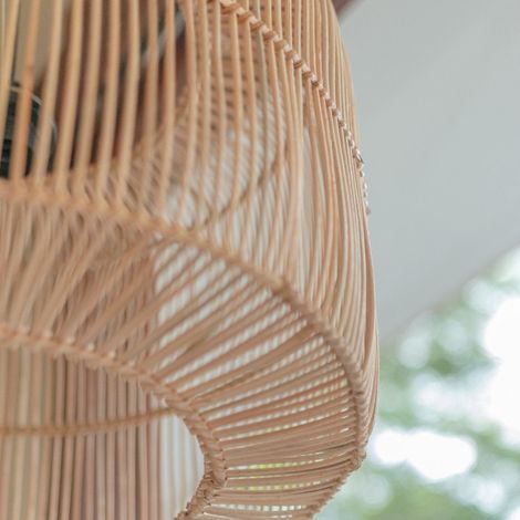 Suspension en Rotin - Abat-jour Bohème pour Luminaire Suspendu - 2 Tailles - PANGIVO