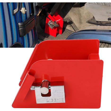 Le dispositif antivol à griffe de pédale avec kit antivol Abus Lock convient au VW Bus T3 (surpoids). (1/5)