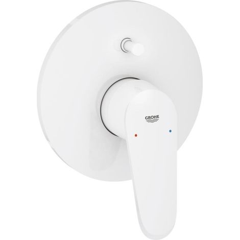 Grohe Eurodisc Cosmopolitan Façade pour mitigeur monocommande 2 sorties, blanc/chromé (19548LS2) (1/2)
