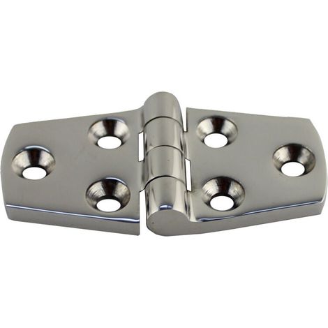SHINING HOUSE bisagra de acero inoxidable 316 para barco, 38 × 76 mm, bisagra para puerta de gabinete utilizada para barcos, yates, bisagras de puertas, bisagras de gabinete y bisagras de conexión (1/5)