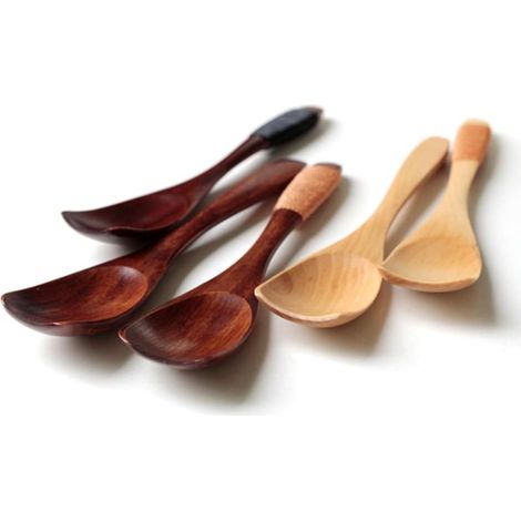 LABRIMP Eiskugeln aus Holz, 2 Stück, Braun, Japanischer Stil (1/5)