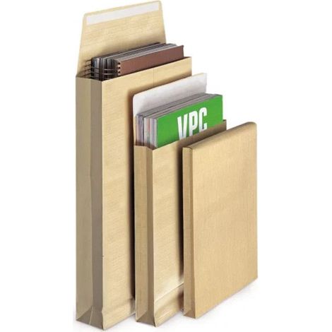 Pochette kraft renforcée dépliable - 22.9 x 32.4 cm