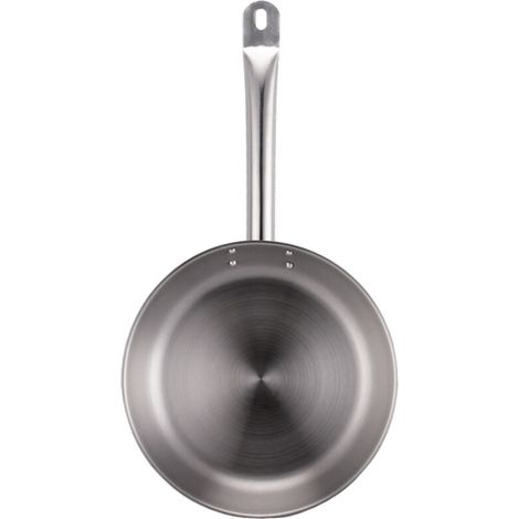 Padella a induzione da 20 cm, in acciaio inox, accessori da cucina