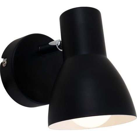 Lampada da soffitto Spot lampada retrò orientabile E14 25 W nero metallo Briloner (1/5)