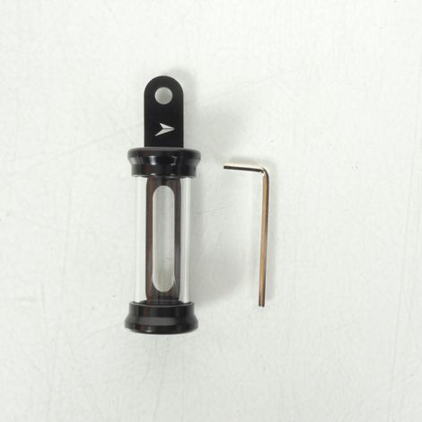 Vignettenhalter Aluminiumrohr schwarz chaft für zwei Räder (1/5)
