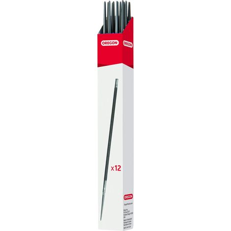 Lime tonde 4,75 mm in confezione da 12 per catena passo .325" - Oregon 70503 (1/3)