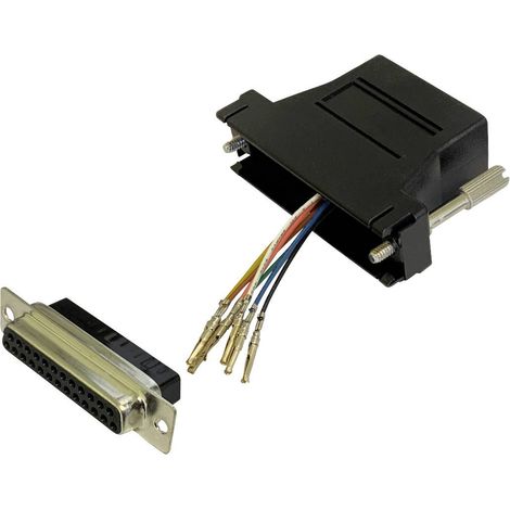 BKL Electronic 10121131 Adaptateur SUB-D femelle 25 pôles - RJ45 femelle 1 pc(s) Single