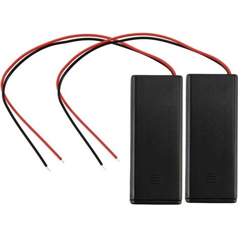 2 Pièces Support Pile 2xAAA 3V avec Couvercle pour Commutateur Électrique (1/4)
