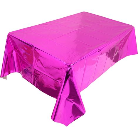 Nappe Jetable - Film D'Aluminium - Résistante À L'Eau Et À L'Huile - Pour Tables De Cuisine Salon Fête Pique-Nique - 137 X 183 Cm (1/5)
