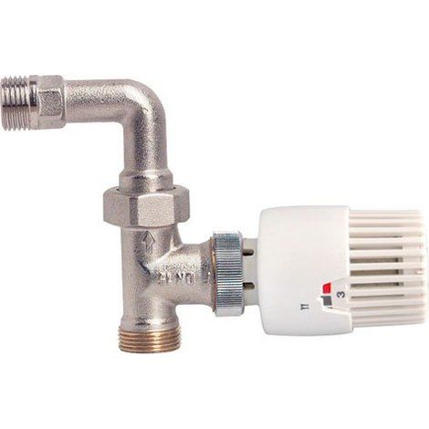 Tête thermostatique VT 0,56 + Corps thermostatique droit avec coude Mâle 3/4 EK - Somatherm (1/3)