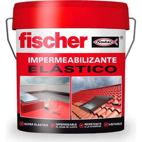 Impermeabilizante Elástico FISCHER Rojo 4L 547157