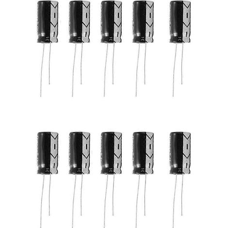 Condensateur électrolytique radial 10 x 25 V 1000 µF 105 °C 10 x 20 mm - JBMEDIA (1/4)