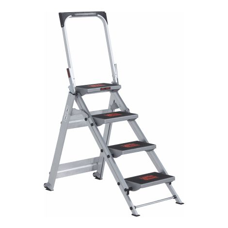 Altrex Safety Step Escalera de aluminio EN 131 4 peldaños4 peldaños