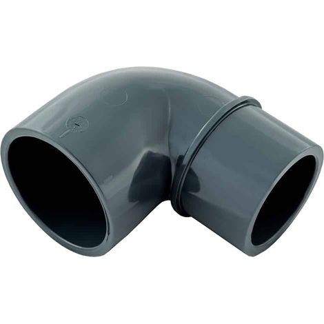 Coude 90° réduit femelle x mâle/femelle à coller Lot de 2   50x50/40mm