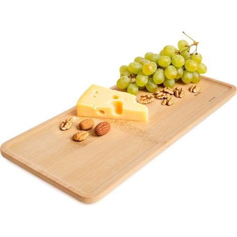 Plato decorativo de bamb煤 para aperitivos, 35x15 cm. (1/5)