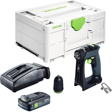 Trapano avvitatore a batteria Festool CXS 18-Basic 18 V 40 Nm brushless + 1x batteria ricaricabile 4,0 Ah + caricatore rapido + systainer