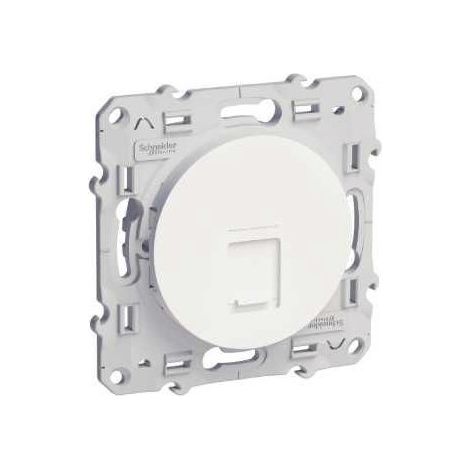 Schneider S520451 - Presa TV/FM Odace White - individuale - a vite