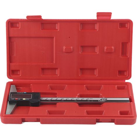 – Calibrador digital de acero inoxidable – Rango de medición 0-150 mm – Resolución 0,01 mm – Diseño ergonómico para mediciones precisas -Crezuo