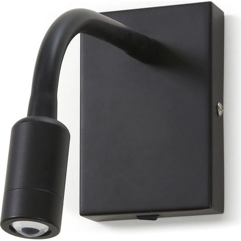 Aplique lector LECTOR LED SMD 3W 200lm CRI80 3000K Negro (1/2)
