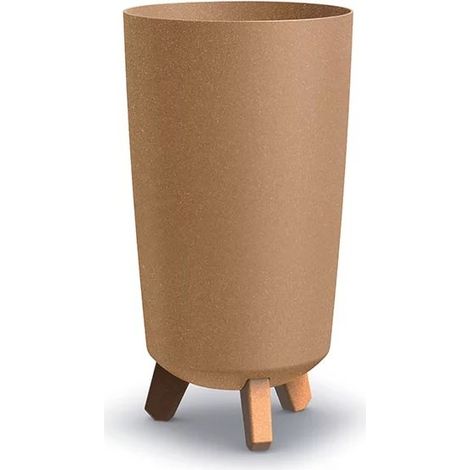 Gracia Tubus Slim ECO Wood DGTL200W naturo Prosperplast Blumentopf