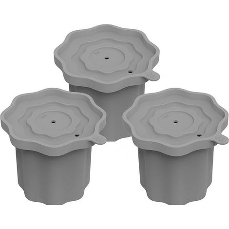 de 3 bacs à glaçons ronds en silicone pour Owala 680,4 g avec (1/5)
