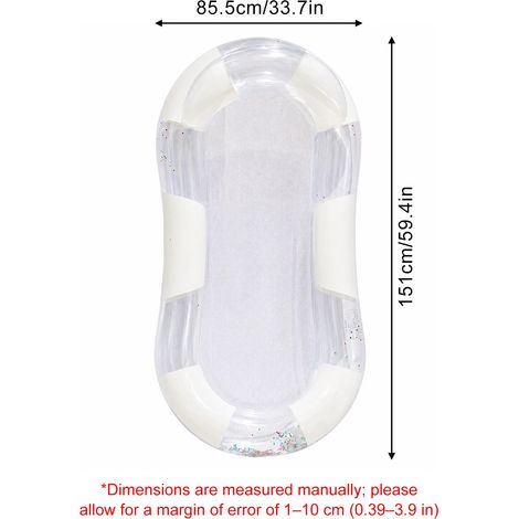 matelas flottant gonflable en PVC pour adultes, idéal pour la plage ou la piscine.