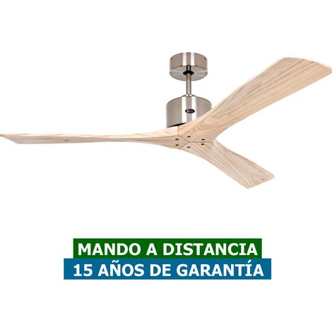 Ventilador de techo CasaFan 313266 MACAU 132cm Madera natural/ cromo cepillado (1/5)