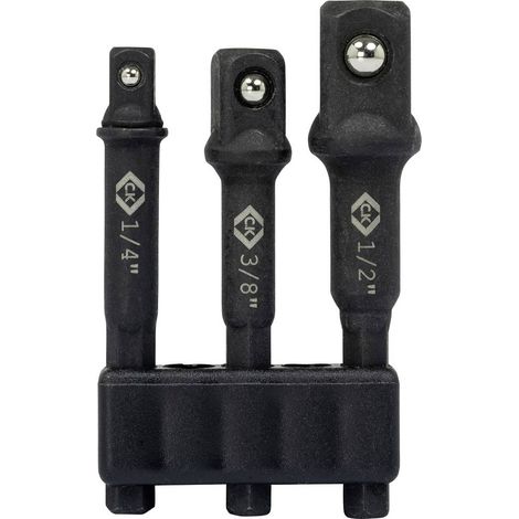 C.K Set d'adaptateurs de douille 1/2, 3/8, 1/4 T4571 (1/4)