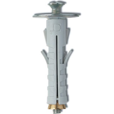 cf 100 fiches A lA matiques en nylon ENP / V 12 mm avec vis pour fixations lA gA res
