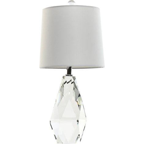 Lampara Sobremesa Cristal Lino 23X23X50 (1/5)