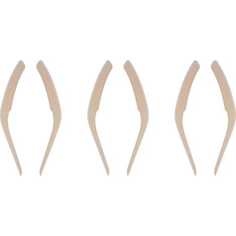 Lot de 6 caches de poignées de porte intérieures gauche/droite pour BMW X1 E84 (2010-2016), beige (1/5)