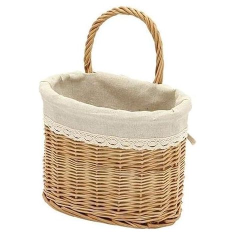 Panier de rangement tressé à la main, panier suspendu de haute qualité pour rangement mural maison (1/5)