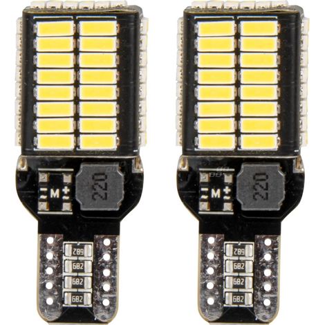 Bombillas LED Canbus serie PRO T15e W16W 54x4014 SMD blancas 12V 24V amio-03724 (1/4)