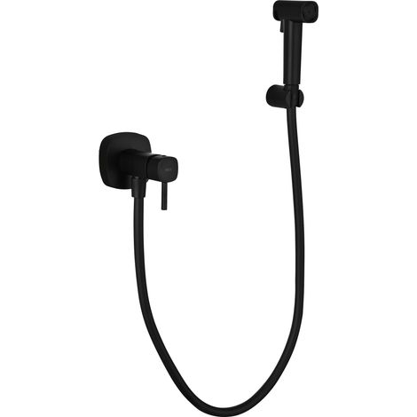 Grifo empotrado de bidé Toscana negro mate [ IMEX® ]