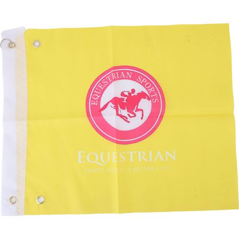 Drapeaux d'entraînement de chevaux, 2 pièces, arbitre léger, compétition équestre, Signal extérieur jaune (1/5)