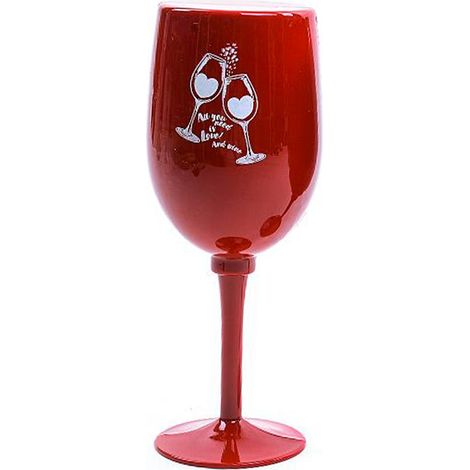 Set sommelier con accessori in cofanetto calice per decorazioni natalizie -Rosso / Stile 1