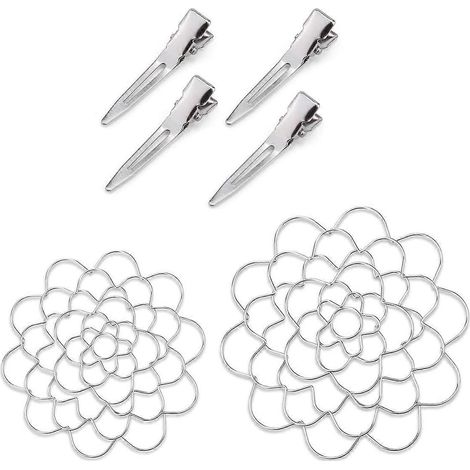 Support pour arrangement floral, couvercle pour plantes, argent - (1/5)