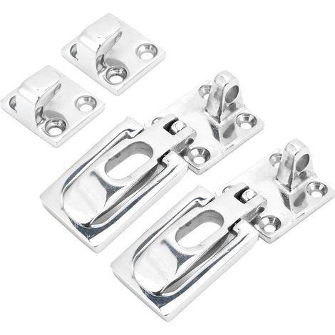 Loquet de porte verrouillable en inox 316 (1/5)
