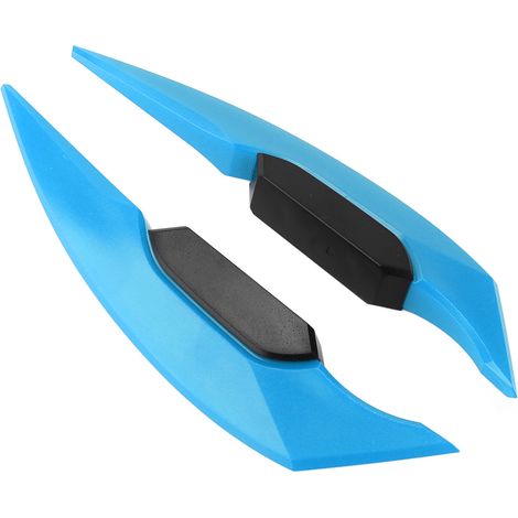 Ailes de moto (paire), ailerons aérodynamiques, accessoires universels pour motos électriques, quads, SSV, paire bleu clair (1/5)