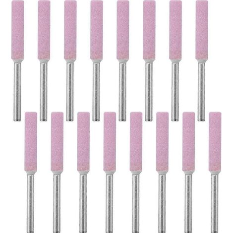 Meules à aiguiser pour tronçonneuses Stihl et Husqvarna, 4,8 mm, diamantées, lot de 16. (1/5)