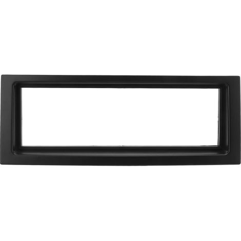 Generic Lunette de Radio Stéréo, Fascia de Tableau de Bord Plug and Play Noir Double Din pour la Décoration de Voiture (1/5)