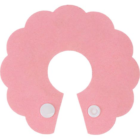 Collare a cono morbido in peluche per cani e gatti, - Rosa M