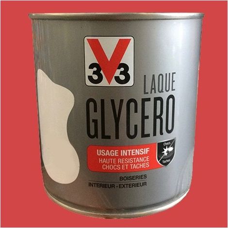 V33 Laque Glycéro Brillant Piment n°47 0,5 L (1/2)