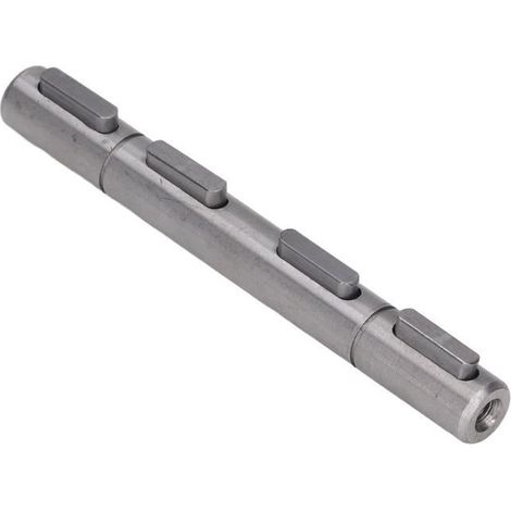 1 Arbre de sortie double,Réducteur à vis sans fin,Acier allié,Diamètre 14mm,NMRV030 Nema23 (1/4)